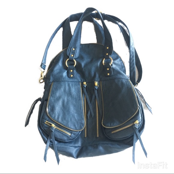 Urban Expressions Handbags - Urban Expressions Luxury Vegan Teal Hobo